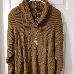 Cowl Neck Tunic Sweater